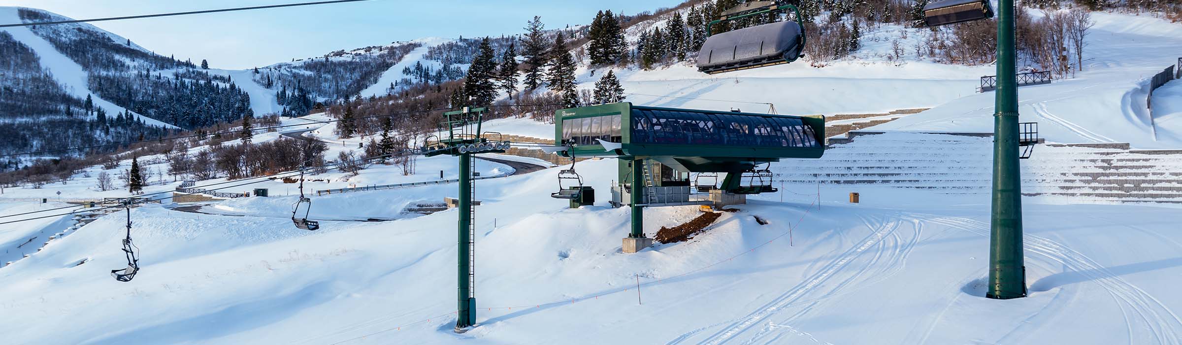 Deer Valley's new chairlift Hoodoo Express.